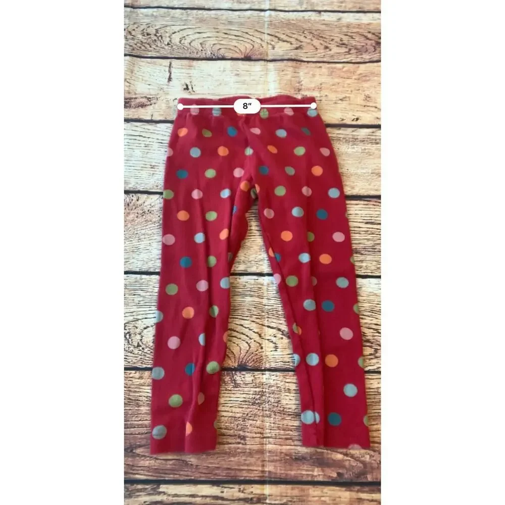 Gymboree’s Girls Leggings Lounge Pants Bundle Lot Polka Dot Stretch Sz 4